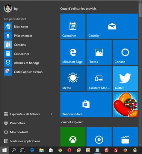 Windows 10 Astuces Pour Personnaliser Le Menu Demarrer Astuces It Images