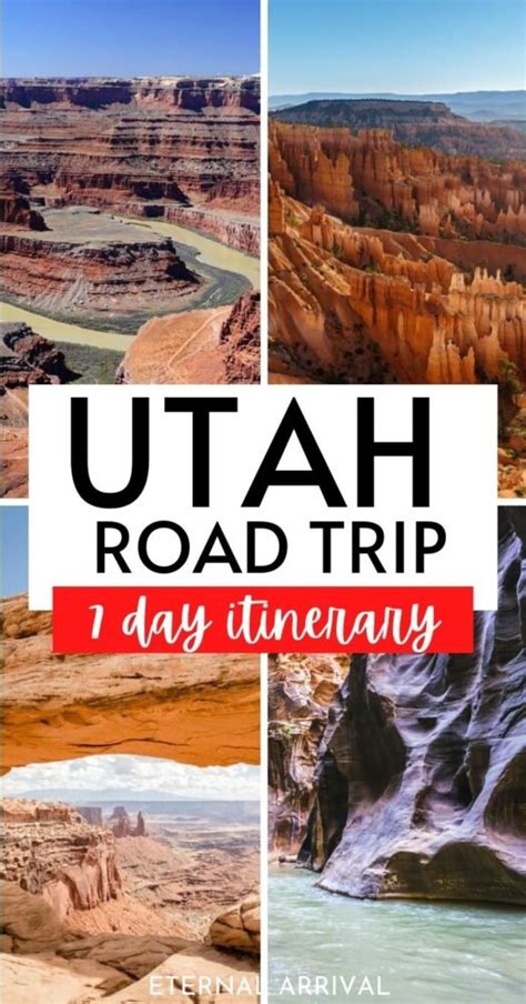 The Perfect Utah Road Trip Itinerary 7 Days In Utah Eternal Arrival