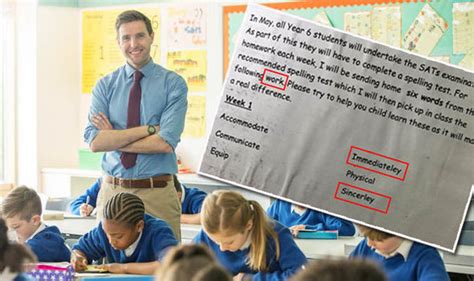 Parent shares unbelievable note from teacher with spelling ...