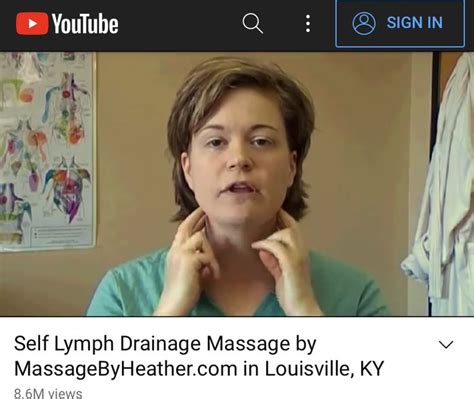 Lymphatic Drainagedepuffear Sinuses Lymph Drainage Massage Lymph Massage Lymph Drainage