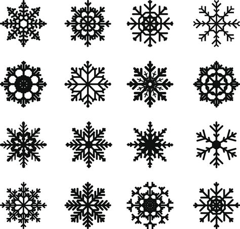 Snowflake Designs Simple Snowflake Snowflake Silhouette Paper