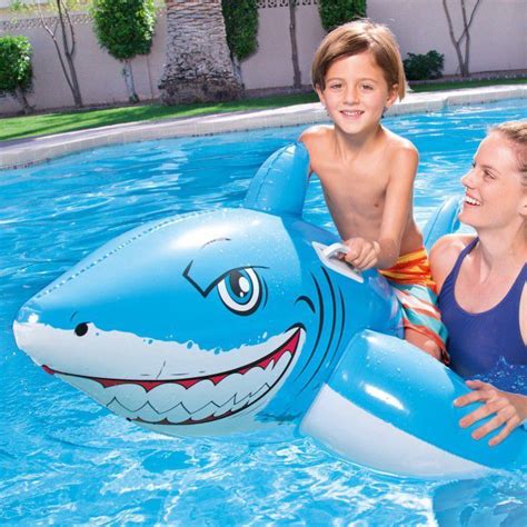 Great White Shark Rider Pool Inflatable Pool Inflatables