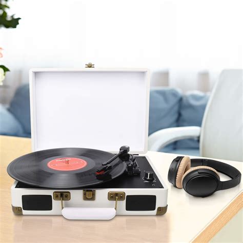 Digitnow Turntable Record Player 3 Speeds With Built In Stereo