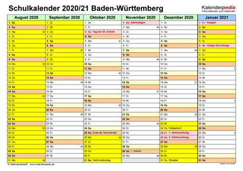 Alle ferienzeiten der einzelnen bundesländer finden sie in unserer übersicht. Ferienbaden Württemberg 2021 / Kalender 2018 Baden ...