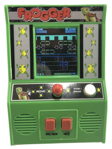 Konami Frogger Retro Mini Arcade Game Handheld Electronic Works Tested