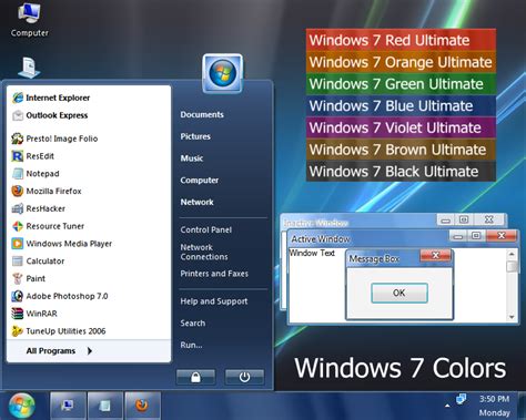 Windows 7 Colors By Vher528 On Deviantart