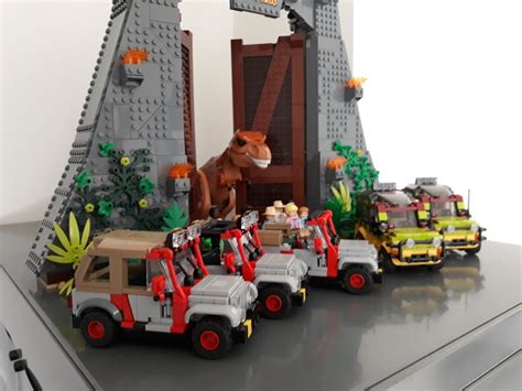 Lego Moc Jurassic Park Tour Vehicle Ford Explorer By Miro Rebrickable Build With Lego