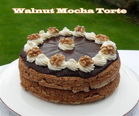 Walnut Mocha Torte Fab Food 4 All Tasty Chocolate Cake Chocolate