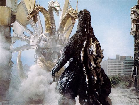 Godzilla And Mecha King Ghidorah Faceoff In Godzilla Vs King Ghidorah