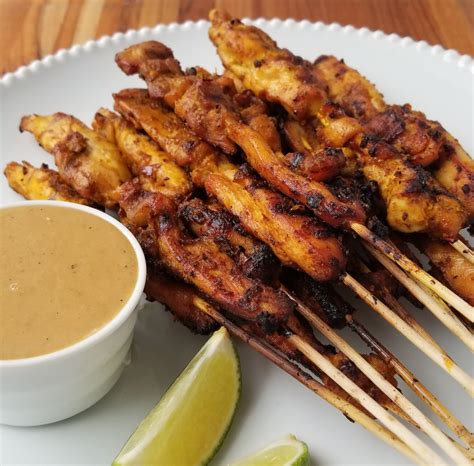 Chicken Satay Skewers With Peanut Sauce Amanda Cooks And Styles