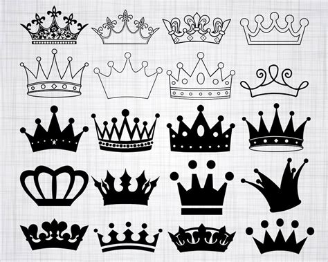 Free 125 Crown Svg For Cricut Svg Png Eps Dxf File