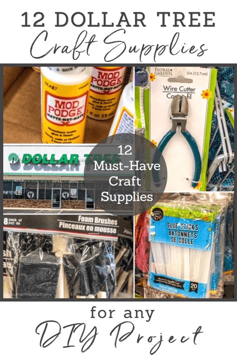 12 Must Have Dollar Tree Craft Supplies for Any DIY Project ~ DIY Home ...