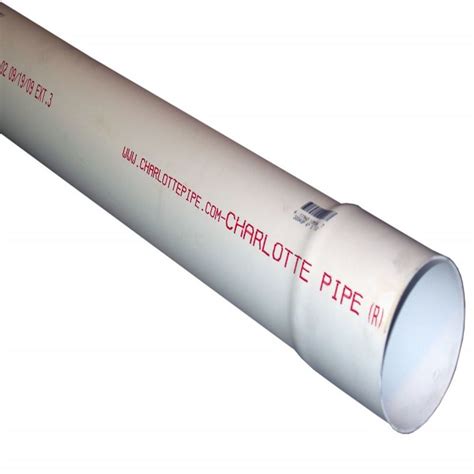 Shop 4 In X 10 Ft Solid Pvc Sewer Drain Pipe At