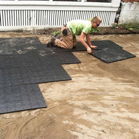 How To Install A Paver Patio Base Diy Backyard Patio Pavers Backyard