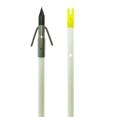 Kenco Outfitters Muzzy Classic White Fishing Arrow With Carp Point