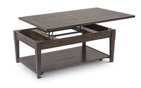 Crestline Lift Top Coffee Table With Casters