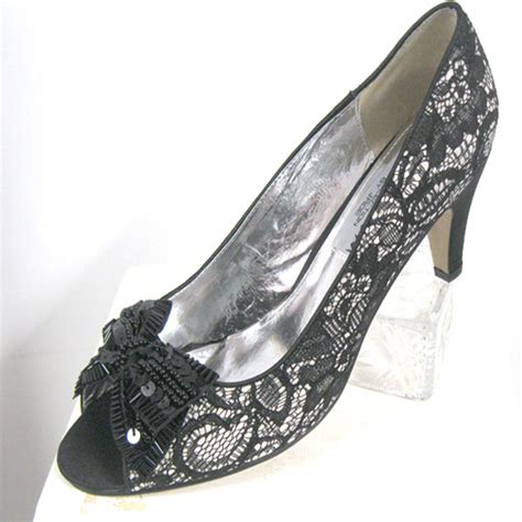 Black Lace Pump 13 Wide Shop Wildside