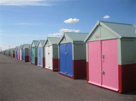 Fabulous Beach Huts On Hove Seafront