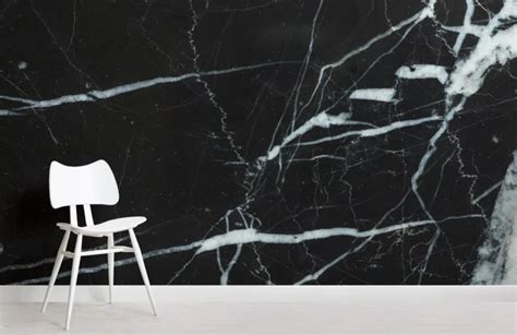 Black And Blue Dark Marble Effect Wallpaper Mural Hovia Marble Effect