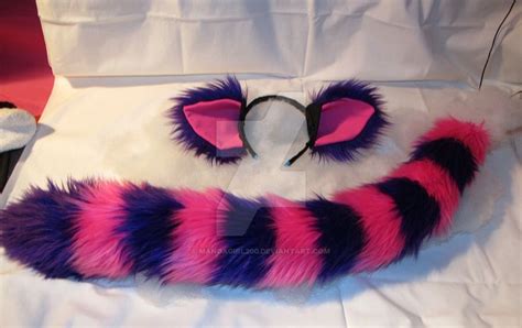 The cheshire cat tail wasn't overpoweringly sweet. This is just an example of the ears and tails i can make ...