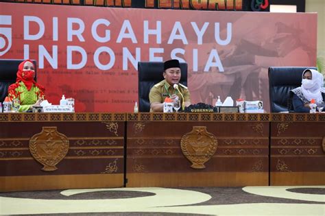 Gubernur H Sugianto Sabran Berbincang Bincang Bersama Pengurus Daerah Ibi Prov Kalteng