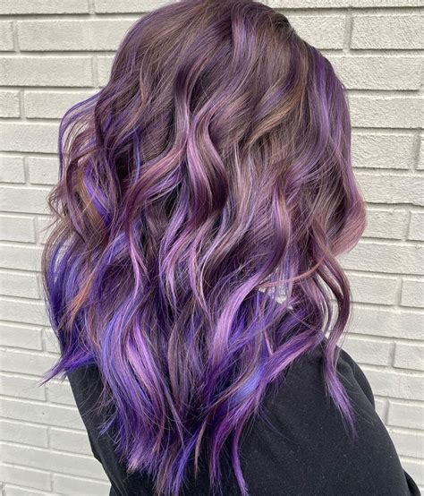 Purple Balayage Is The 1 Hair Trend Taking Over Pinterest Balayage