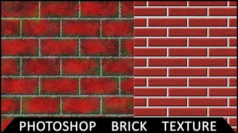 Photoshop Texture Tutorial Brick Wall Brush Background How To