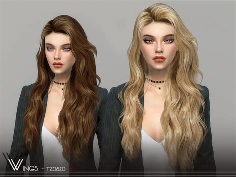 Wings Tz0820 Hair By Wingssims At Tsr Sims 4 Updates