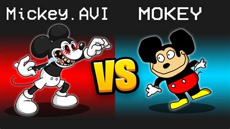 Mickeyavi Vs Mokey Mod In Among Us Youtube