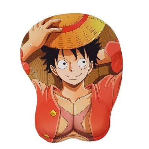 Luffy 3d Bust Mouse Pad Anime Mousepads