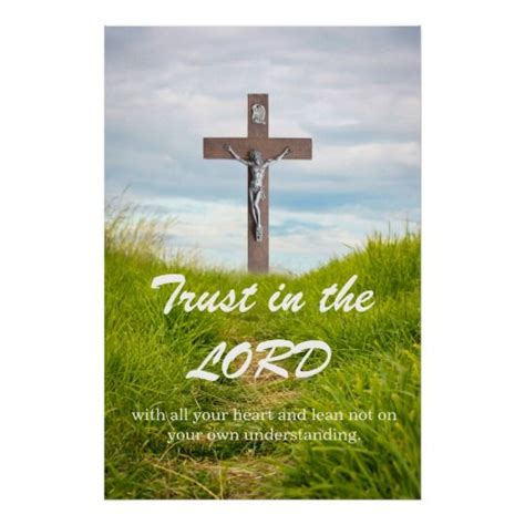 Dreamy Christian Poster With Cross And Scripture With Images