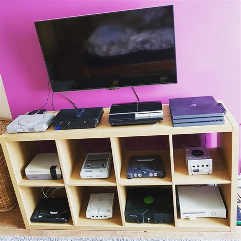 Finally Got Some Shelves To Display Some Of My Consoles Need To Buy