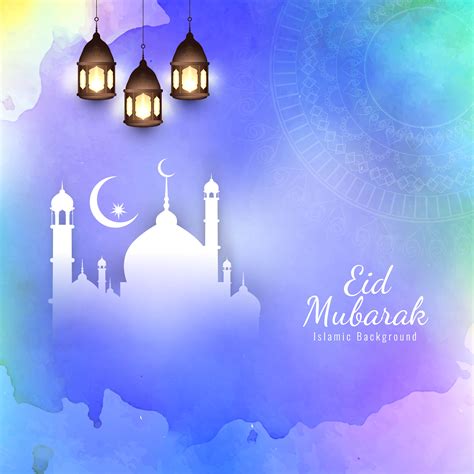 Abstract Eid Mubarak Islamic Religious Background 532269 Vector Art At