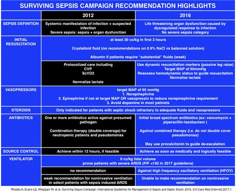 What Is Surviving Sepsis Guidelines 2017