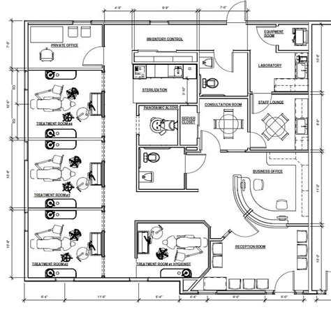 The dental office floor plan is one of the most entangled parts of a dental office design project. Pin by Kelley Borders on Dental Office Design | Clinic ...