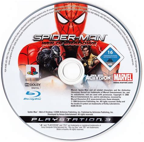 Spider Man Web Of Shadows 2008 Box Cover Art Mobygames
