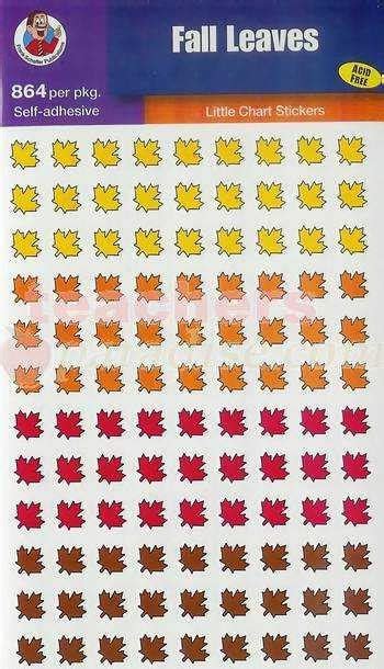 Frank Schaffer Publications Fall Leaves Stickers Revision Of If4352