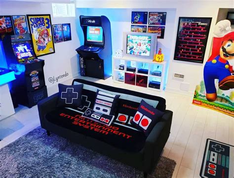 Image May Contain Indoor Retro Games Room Arcade Room Nintendo Room