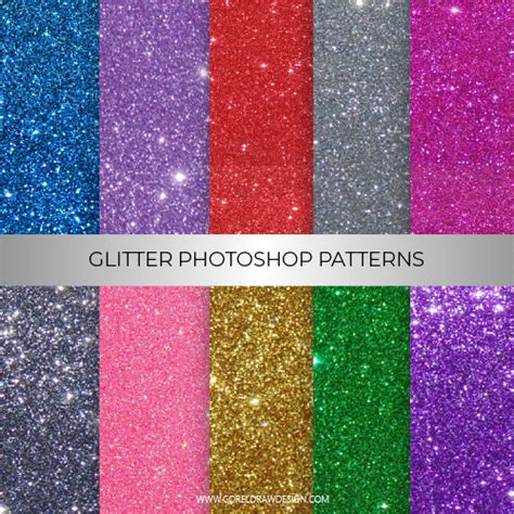 Glitter Texture Patterns Photoshop Photoshop Add Ons Creative Market