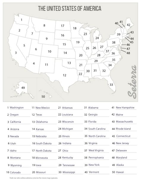 Printable States And Capitals Test Pdf