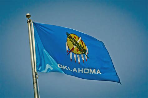 Oklahoma State Flag I Took A Photo Of This Flag At The Okl Flickr