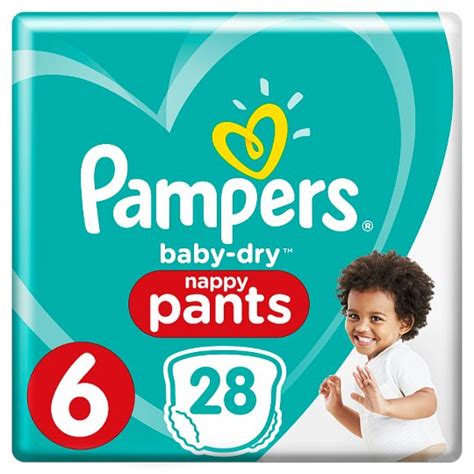 Pampers Baby Dry Pants Essential Pack Size 6 28 Nappies Compare