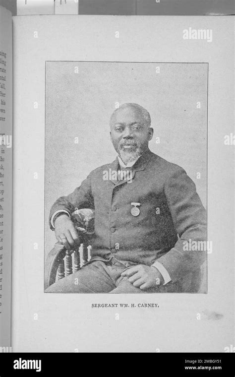 Sergeant Wm H Carney 1897 Stock Photo Alamy