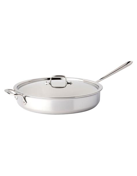 You're already receiving newsletters and want to unsubscribe? All-Clad, Stainless Steel 6 Qt. Saute Pan with Lid | Saute ...