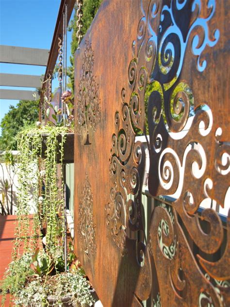 Corten Steel Garden Screens Modern Garten Perth Von Sustainable