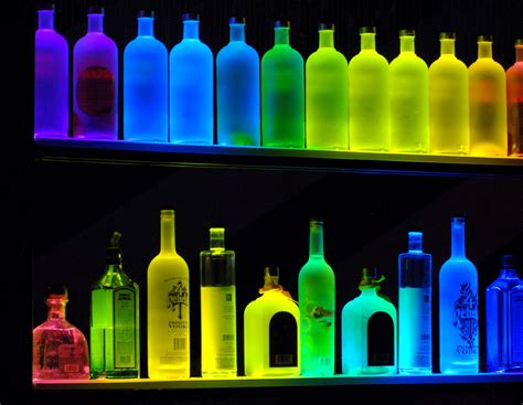 Are the prices of buying liquor cabinets very high? Lighted Liquor Shelf Design