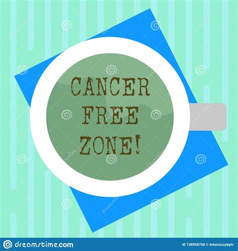 Word Writing Text Cancer Free Zone Business Concept For Club For