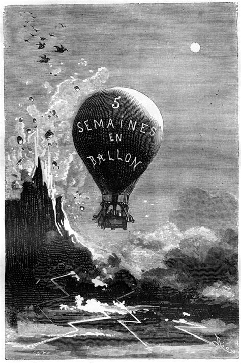 Jules Verne Book Five Weeks In A Balloon Cinq Semaines En Ballon