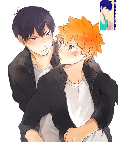 Kageyama Tobio X Hinata Shouyou Png Render By