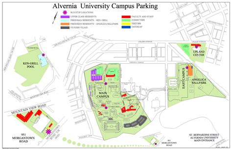 Campus Maps Alvernia University
